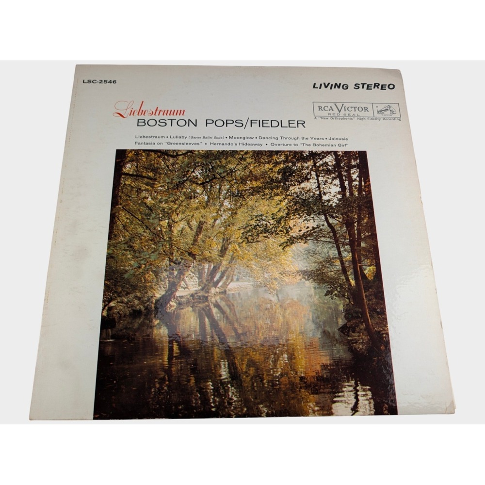 Boston Pops Fiedler Liebestraum RCA LSC-2546 Living Stereo Shaded Dog 7S/7S LP